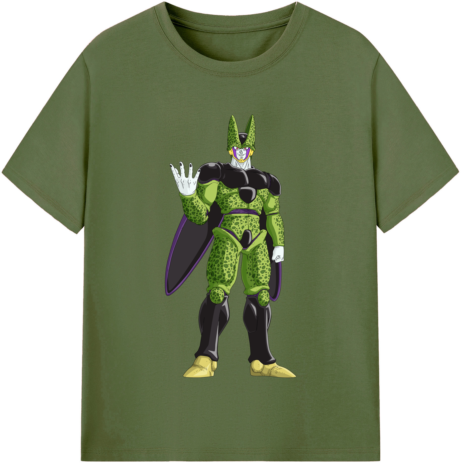 （画像用） ドラゴンボール セル DRAGON BALL Cell 綿100％半袖Tシャツ（フロントプリント）